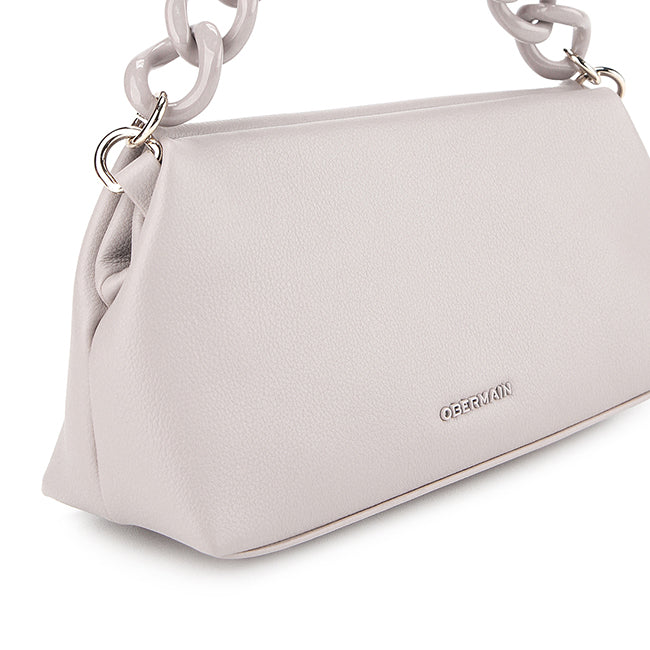Brianna Clutch In Light Grey