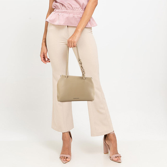 Obermain Tas Wanita Brianna Top Handle Bag In Khaki