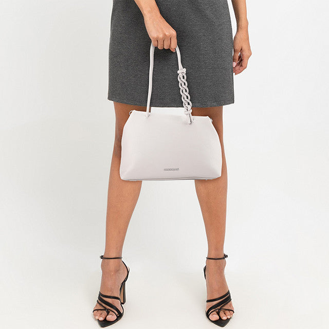 Obermain Tas Wanita Brianna Top Handle Bag In Light Grey