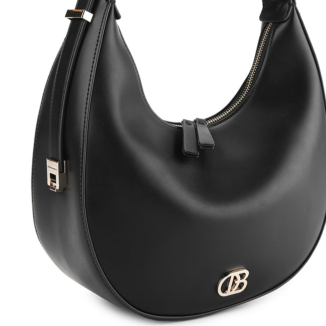 Obermain Tas Wanita Bette Top Handle Bag (L) In Black