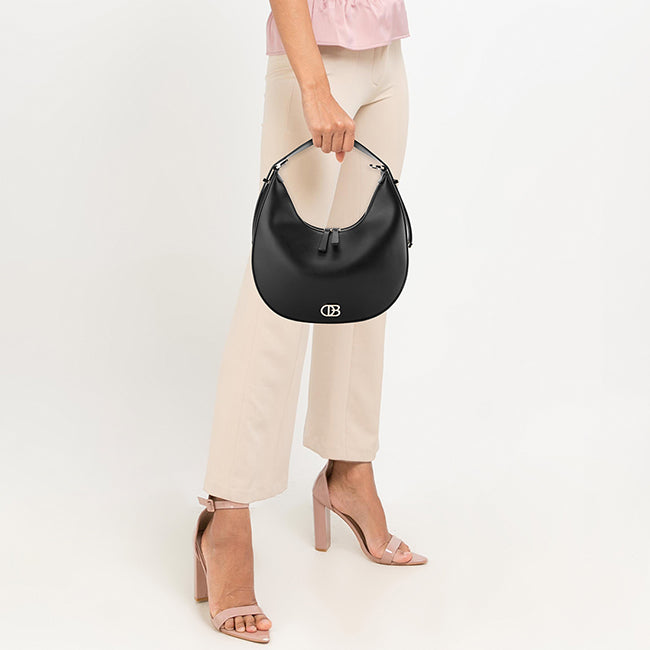 Obermain Tas Wanita Bette Top Handle Bag (L) In Black