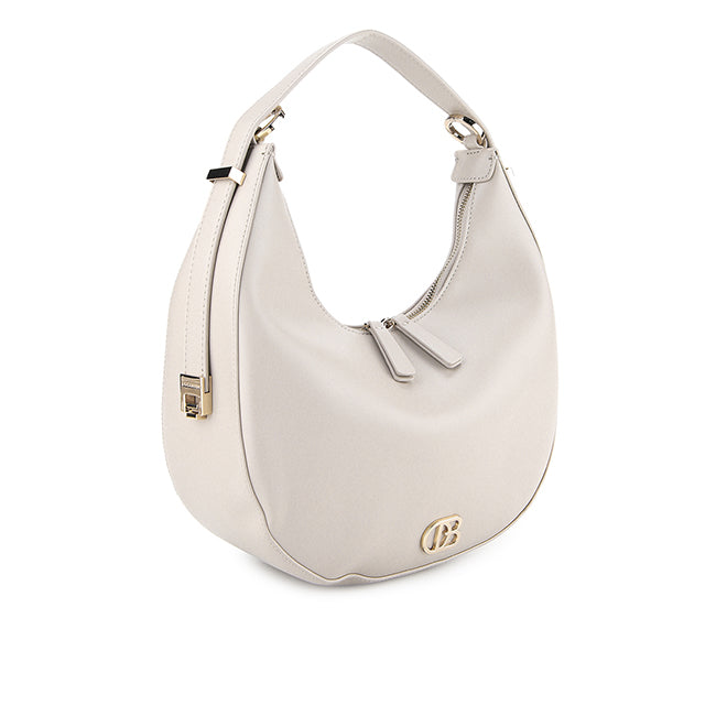 Obermain Tas Wanita Bette Top Handle Bag (L) In Light Grey