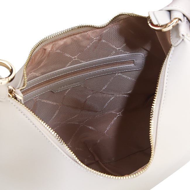 Obermain Tas Wanita Bette Top Handle Bag (L) In Light Grey