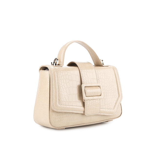 Obermain Tas Wanita Billie Top Handle Bag In Almond