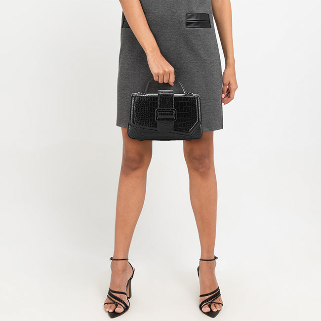 Obermain Tas Wanita Billie Top Handle Bag In Black