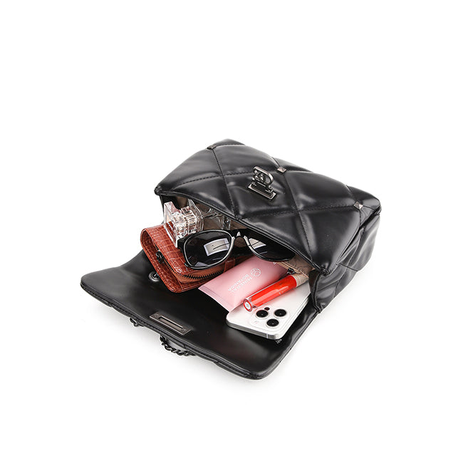 Obermain Tas Wanita Bernice Shoulder Bag (L) In Black