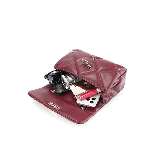 Obermain Tas Wanita Bernice Shoulder Bag (L) In Red