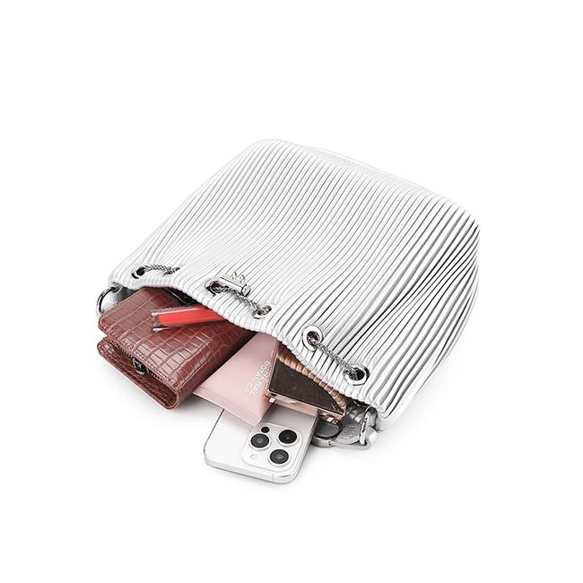 Obermain Tas Wanita Barrera Bucket Bag In Silver