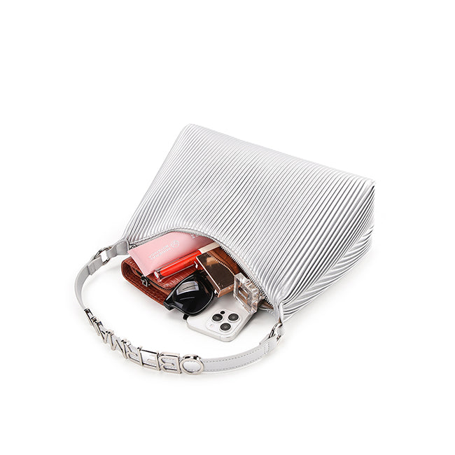 Obermain Tas Wanita Barrera Shoulder Bag (L) In Silver