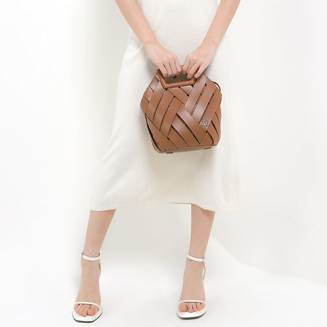 Obermain Tas Wanita Bretta Top Handle Bag In Brown