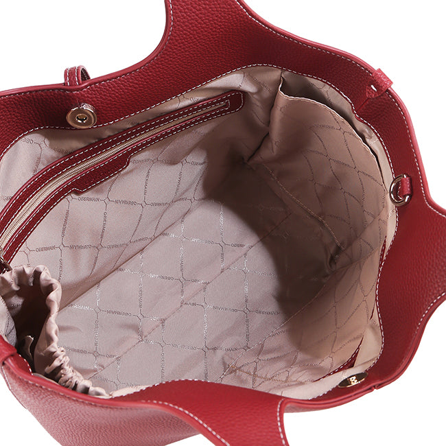 Obermain Tas Wanita Nuna Top Handle Bag In Red