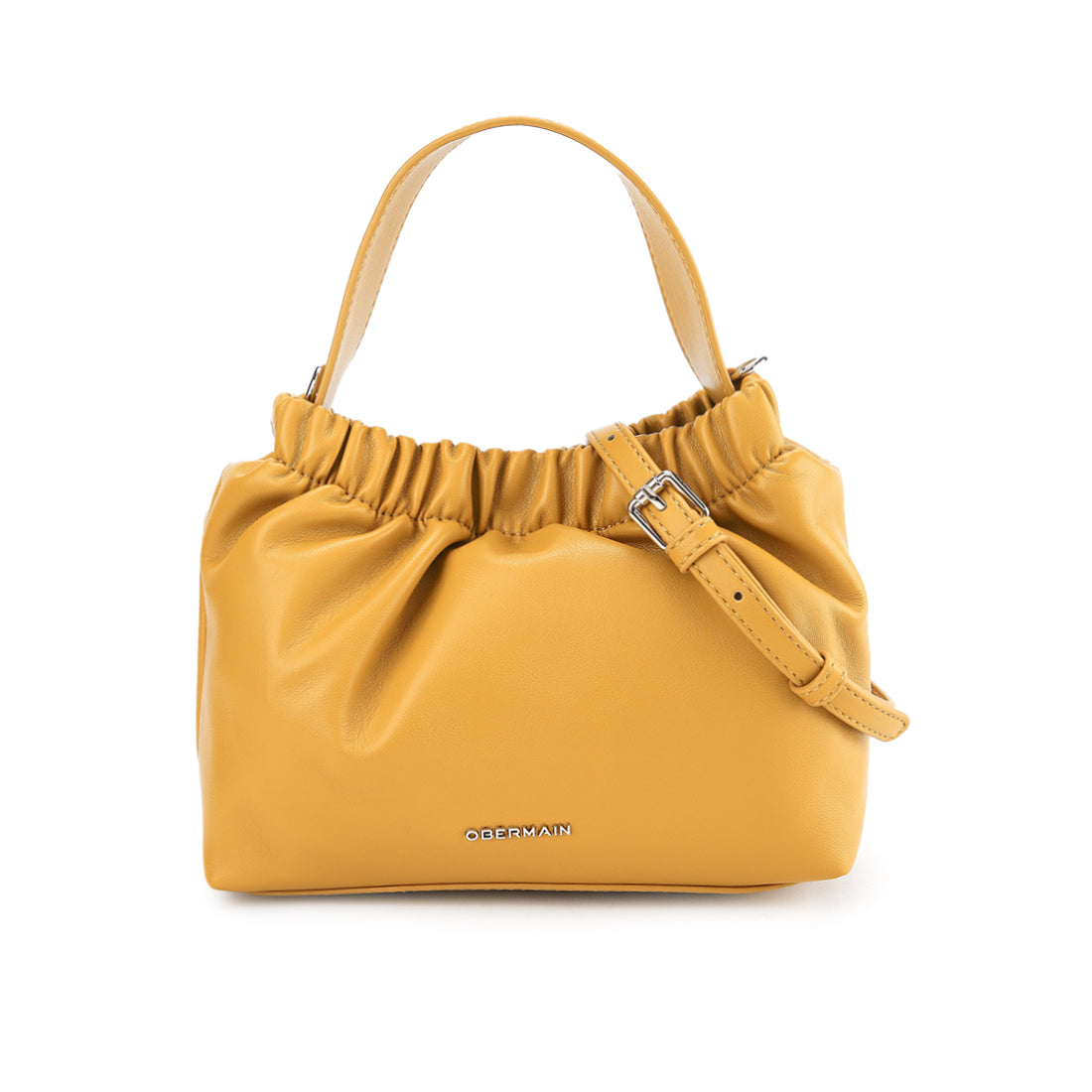 Zoe Top Handle Bag (M) In Mustard