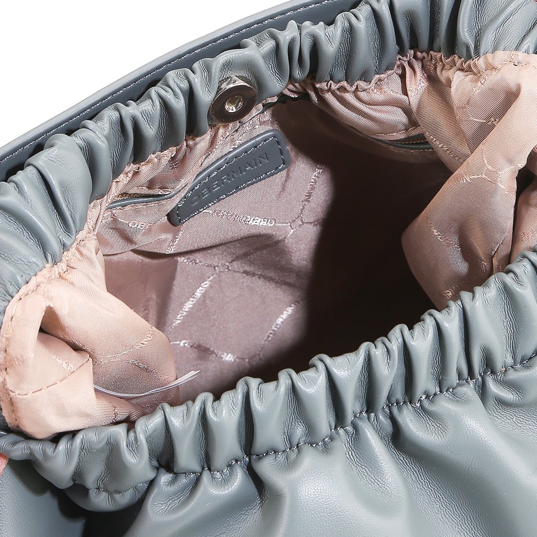 Zoe Top Handle Bag (L) In Blue