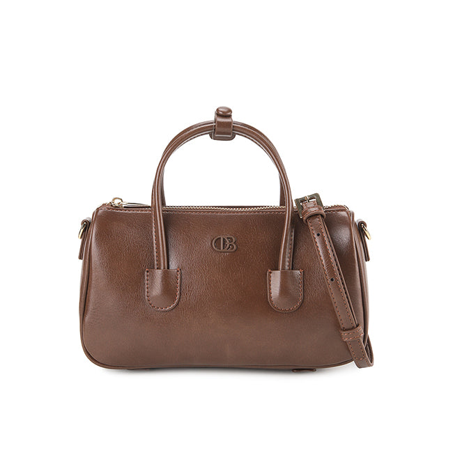 Adiel Satchel Bag In Dark Brown