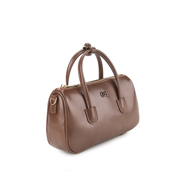 Adiel Satchel Bag In Dark Brown