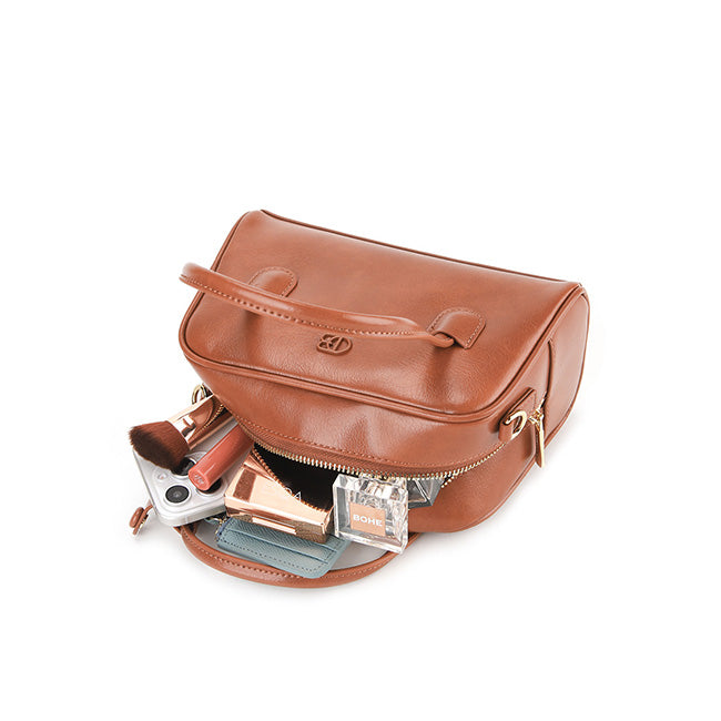 Adiel Top Handle Bag In Brown