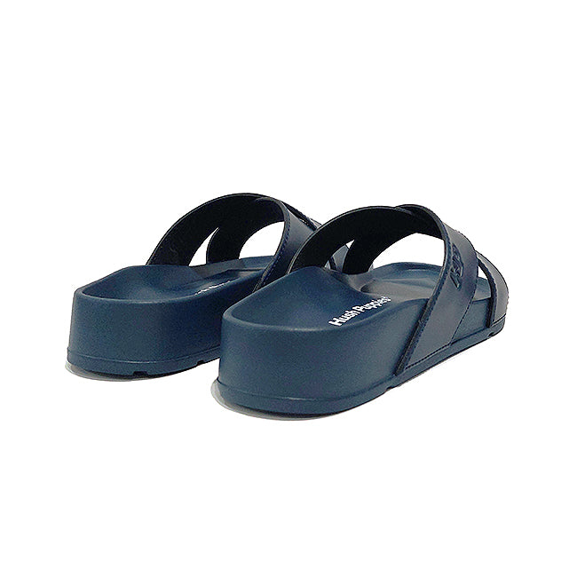 Hush Puppies Sandal Pria Sandals Burton Cross In Navy