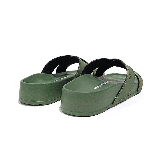 Hush Puppies Sandal Pria Sandals Burton Cross In Sage