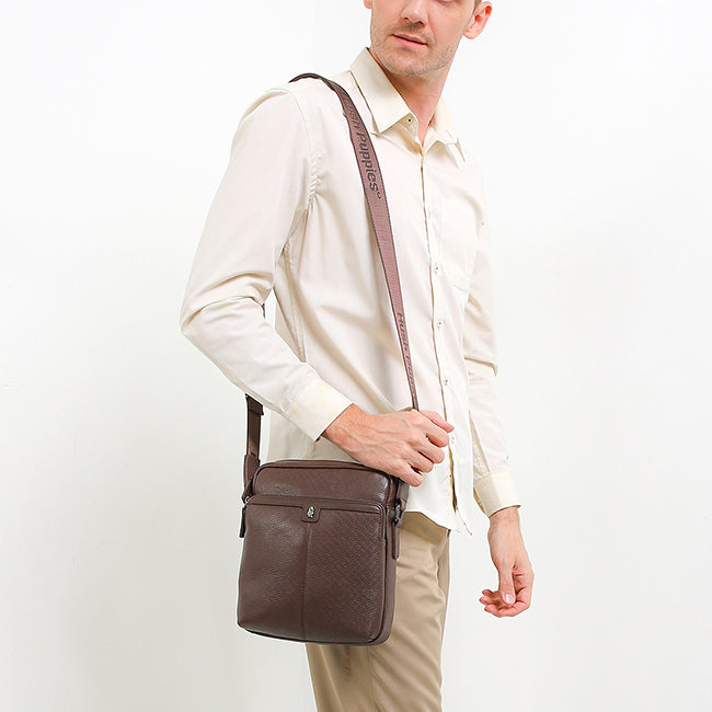 Lewis Sling Bag In Dark Brown