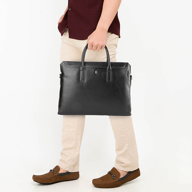 Hush Puppies Tas Pria Paxton Document Bag In Black