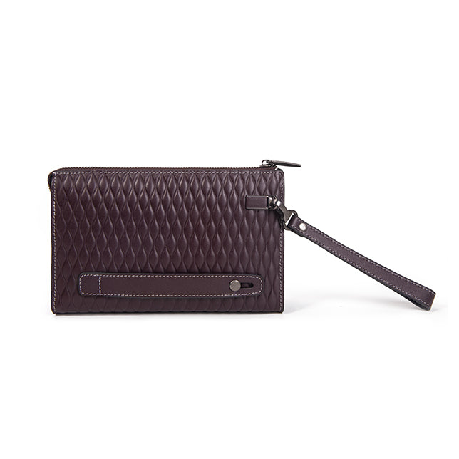 Hush Puppies Tas Pria Princeton Clutch In Dark Purple