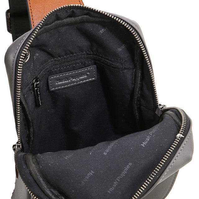 Pretzel Chest Bag In Grey