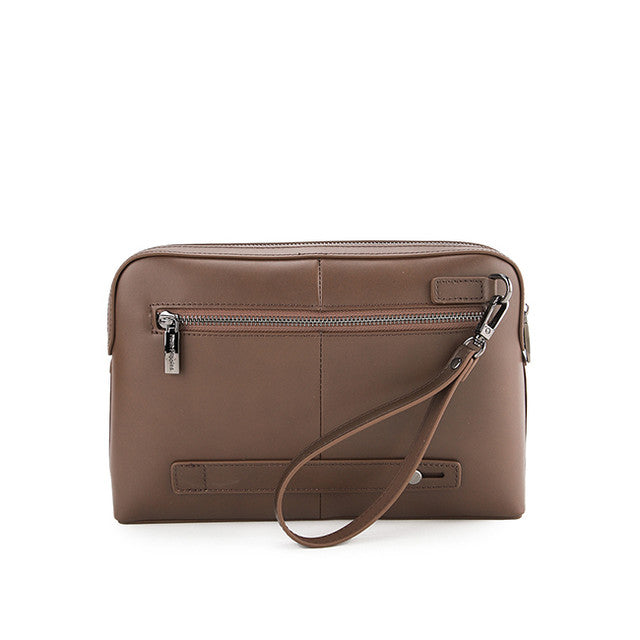 Hush Puppies Tas Pria Quin Clutch In Dark Brown