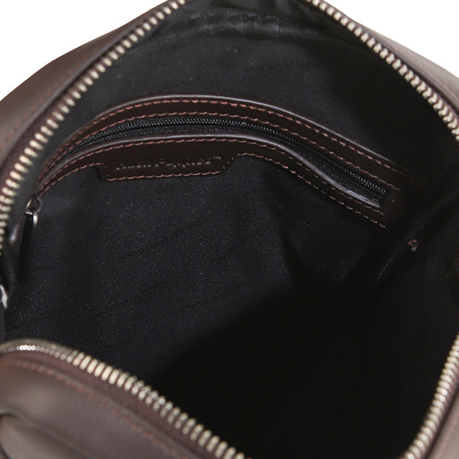 Hush Puppies Men Woody Sling Bag In Dark Brown