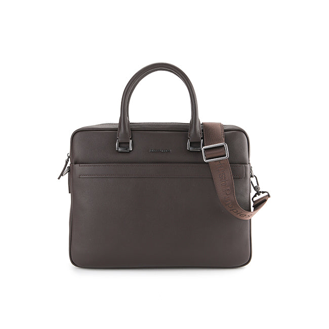 Hush Puppies Men Woody Document Bag In Dark Brown