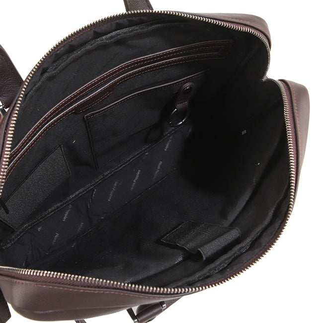 Hush Puppies Men Woody Document Bag In Dark Brown