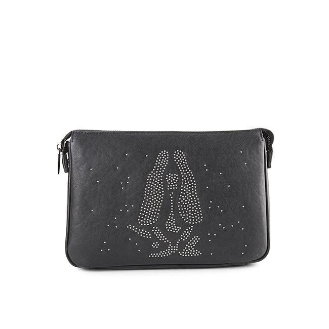 Hush Puppies Unisex Bags Sparkle Clutch In Black