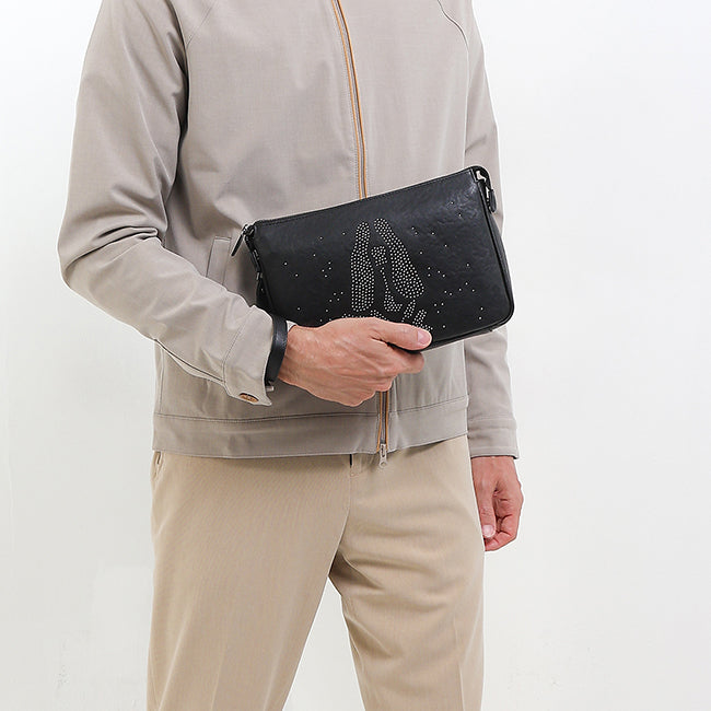 Hush Puppies Unisex Bags Sparkle Clutch In Black