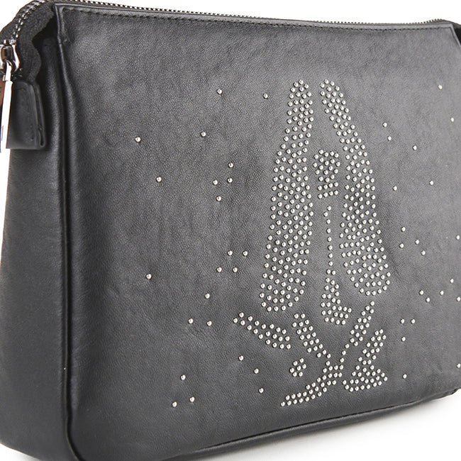 Hush Puppies Unisex Bags Sparkle Clutch In Black