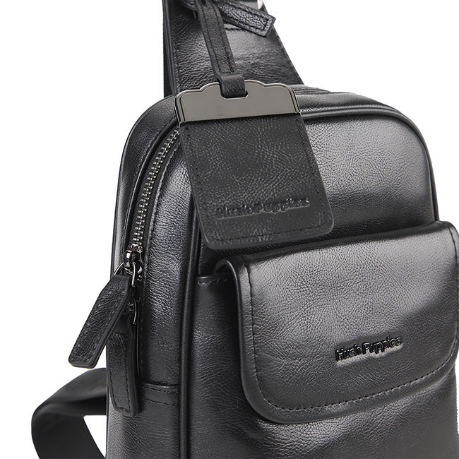 Hush Puppies Men William Smith Chest Bag In Black