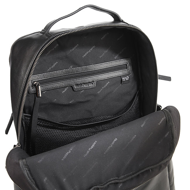 Hush Puppies Men Bags William Smith Backpack In Black
