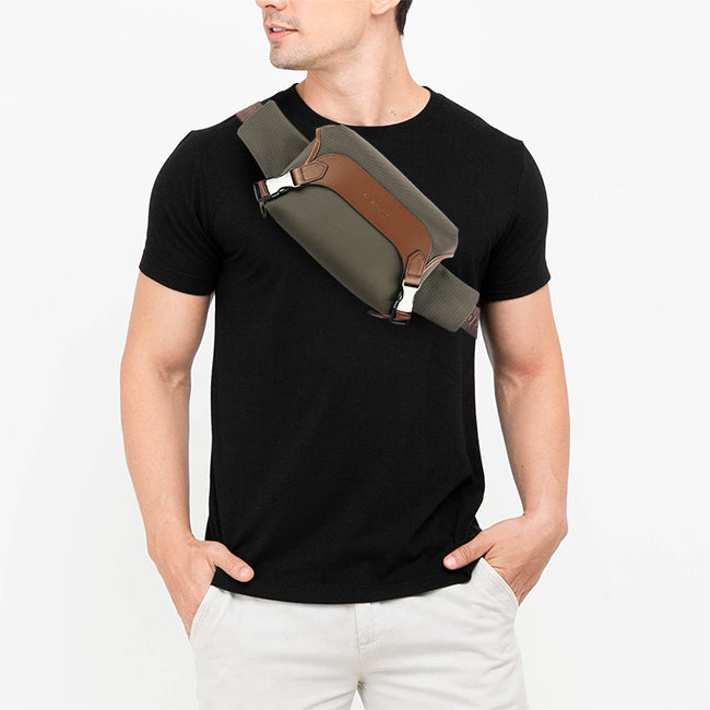 Hush Puppies Tas Pria Fox Waist Bag In Green