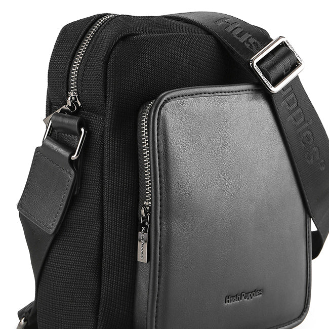 Hush Puppies Men Leslie Sling Bag In Black