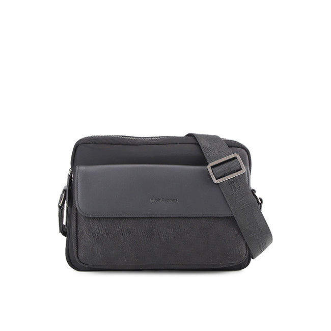 Hush Puppies Pria Molly Messenger Bag In Black