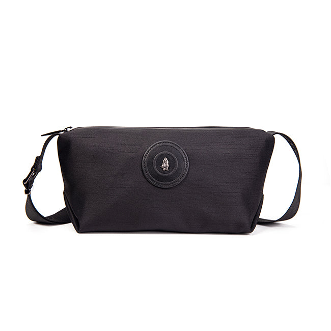 Hush Puppies Pria Mance Messenger Bag In Black