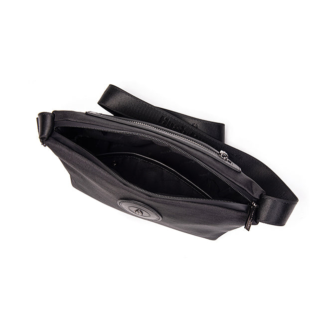 Hush Puppies Pria Mance Messenger Bag In Black