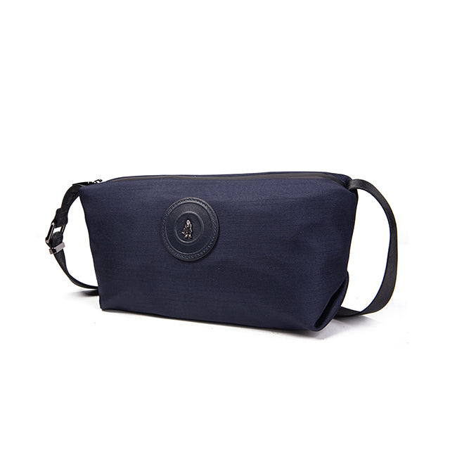 Hush Puppies Pria Mance Messenger Bag In Navy
