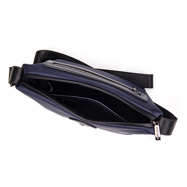 Hush Puppies Pria Mance Messenger Bag In Navy