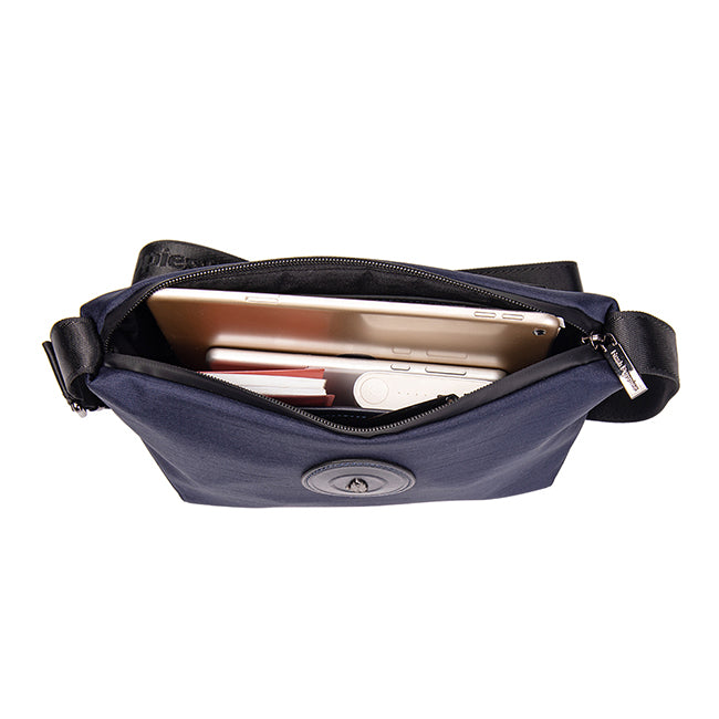 Hush Puppies Pria Mance Messenger Bag In Navy