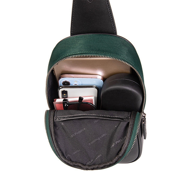 Hush Puppies Tas Pria Parker Chest Bag In Green