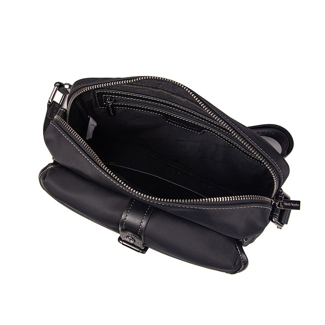Hush Puppies Tas Pria Pino Messenger Bag In Black