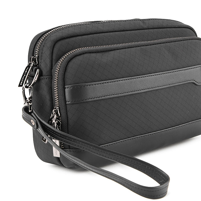 Hush Puppies Tas Pria Palmer Clutch In Black