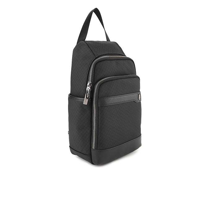 Hush Puppies Tas Pria Palmer Chest Bag In Black