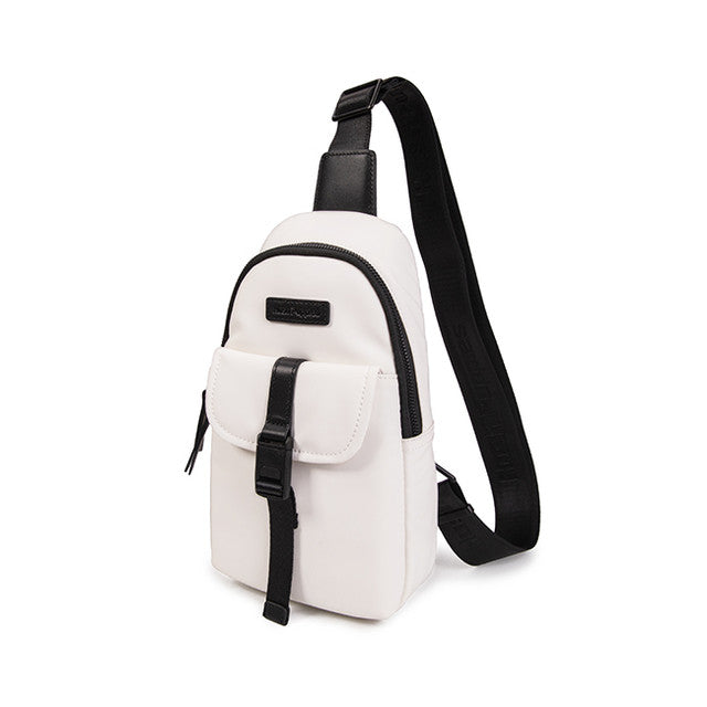 Hush Puppies Tas Pria Qiunton Chest Bag In White