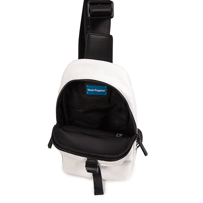Hush Puppies Tas Pria Qiunton Chest Bag In White