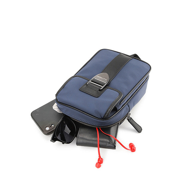 Hush Puppies Tas Pria Philbert Chest Bag In Navy
